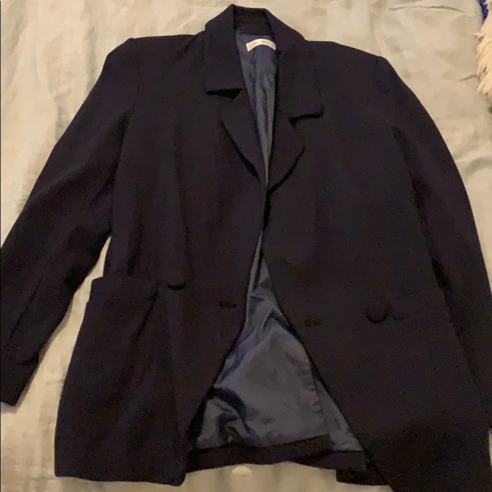 Anine Bing Navy Blazer